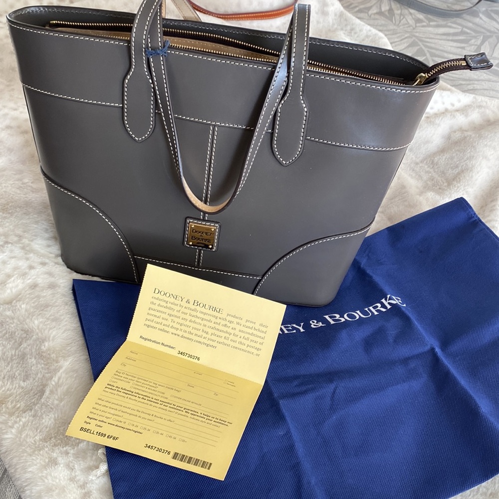 Dooney & Bourke Tote - Steel Grey - NWT - Picture 6 of 7